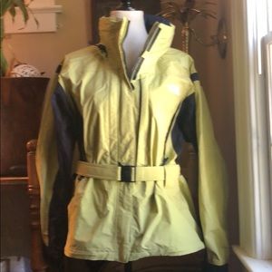 North Face Women’s ski/snowboarding hooded jacket.